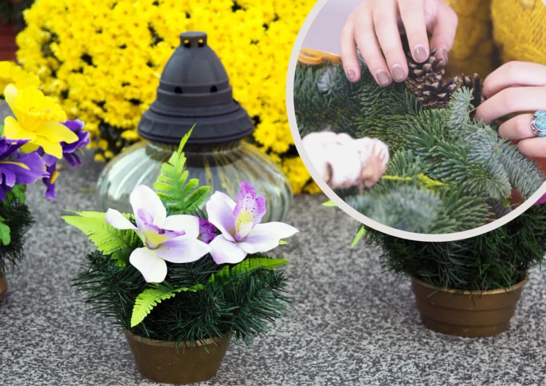 Jak zrobić stroik na cmentarz z żywego świerku, który zachwyci i uczci pamięć